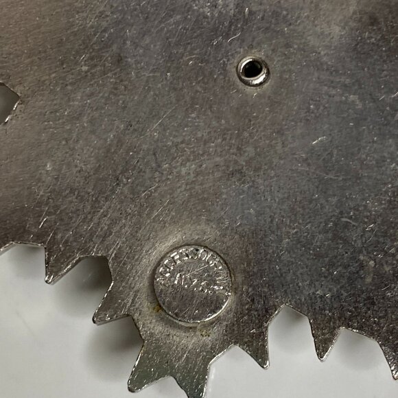 Vintage ACCESSOCRAFT NYC Silver Knight Crest Medieval Pendant Necklace & Brooch - Picture 8 of 8